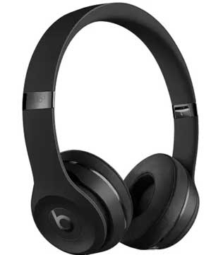 Beats Solo3 Bluetooth Wireless On Ear Headphones with Mic (Silver, Black)