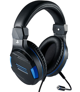 Bigben Black Stereo Gaming Headset (PS5, PS4, Xbox Series, Xbox One, Nintendo Switch, PC)