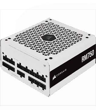 Corsair RM 750 Watt Power Supply Gold White