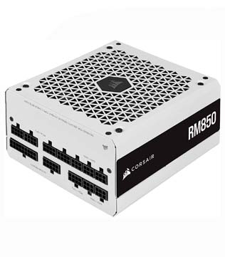 Corsair RM 850 Watt Power Supply Fully Modular White