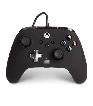 PowerA Enhanced Wired Gaming Controller for Xbox Series X/S or Xbox One, Black (Officially Licensed)
